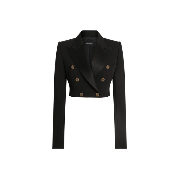 Dolce & Gabbana Double-breasted jacket in wool gabardine