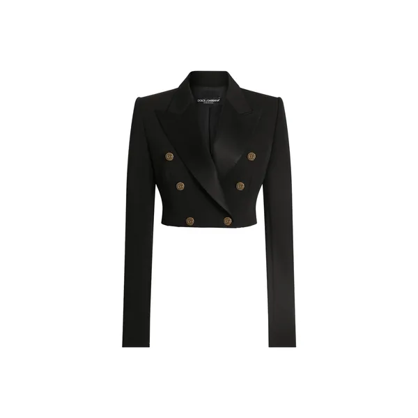 Dolce & Gabbana Double-breasted jacket in wool gabardine