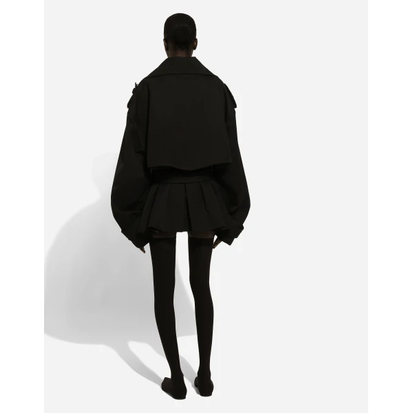 Dolce & Gabbana Double-breasted jacket with cotton belt, view 4