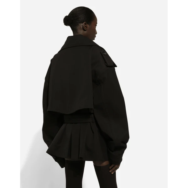 Dolce & Gabbana Double-breasted jacket with cotton belt, view 6