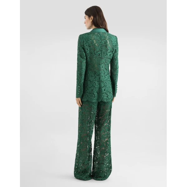 Dolce & Gabbana Double-breasted lace jacket, view 3