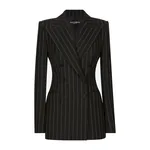 Dolce & Gabbana Double-breasted pinstripe wool Turlington jacket
