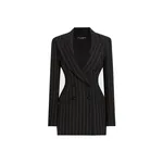 Dolce & Gabbana Double-breasted pinstripe wool jacket
