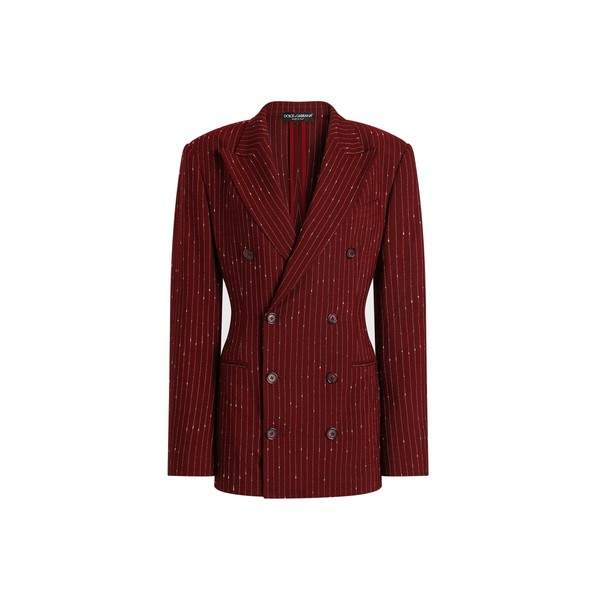 Dolce & Gabbana Double-breasted pinstriped taormina jacket