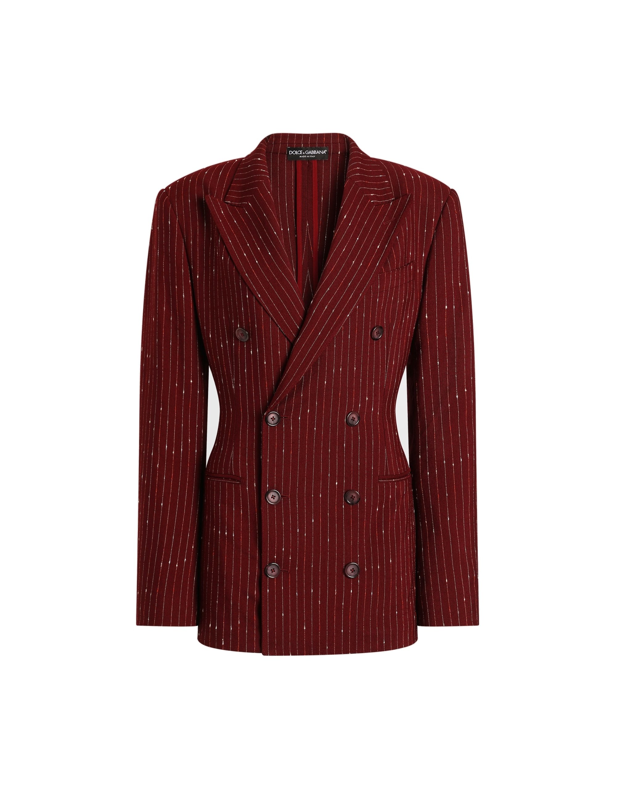 Dolce & Gabbana Double-breasted pinstriped taormina jacket