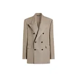 Dolce & Gabbana Double-breasted sicilia tweed-effect jacket
