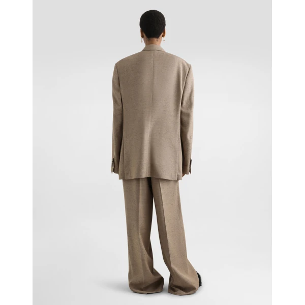 Dolce & Gabbana Double-breasted sicilia tweed-effect jacket, view 3