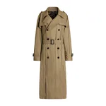 Dolce & Gabbana Double-breasted trench coat in wrinkled-effect cotton