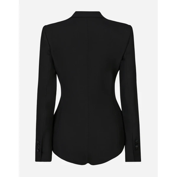 Dolce & Gabbana Double-breasted tuxedo jacket bodysuit, view 2
