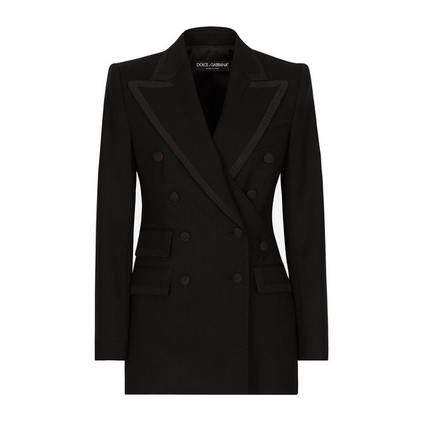 Dolce & Gabbana Double-breasted twill Turlington tuxedo jacket