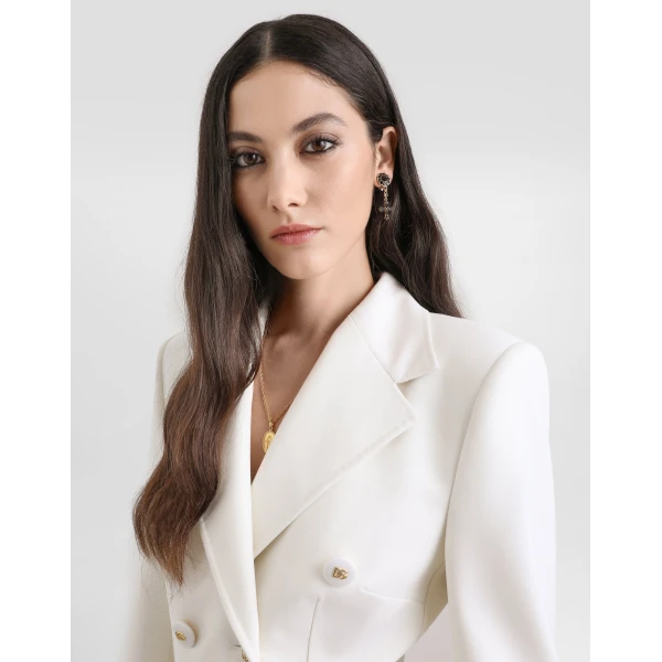 Dolce & Gabbana Double-breasted twill jacket, view 4