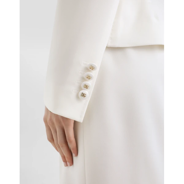 Dolce & Gabbana Double-breasted twill jacket, view 5
