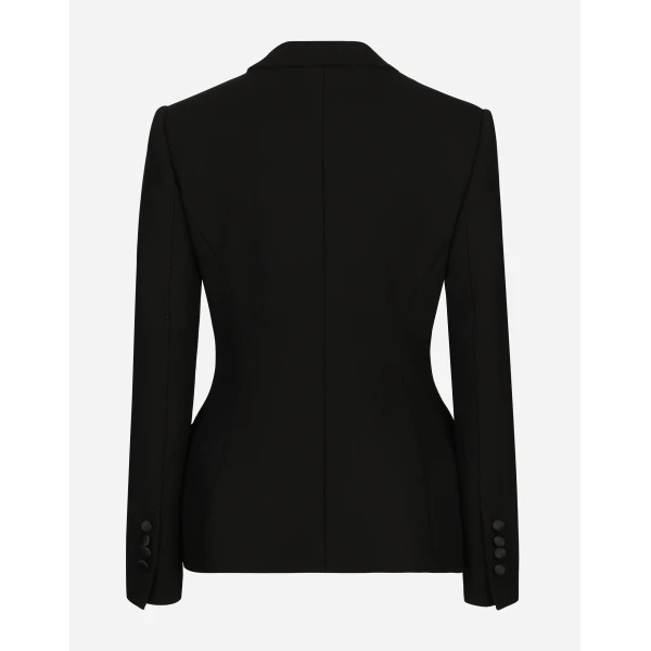 Dolce & Gabbana Double-breasted wool Dolce jacket with padded sides, view 2