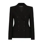 Dolce & Gabbana Double-breasted wool Dolce jacket with padded sides