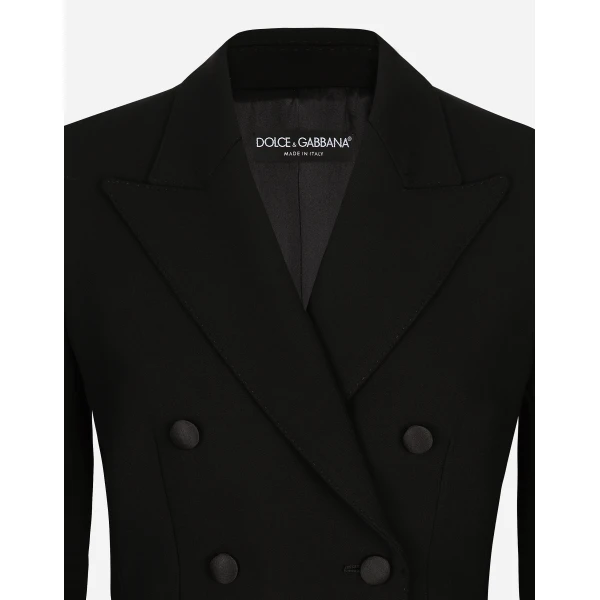 Dolce & Gabbana Double-breasted wool Dolce jacket with padded sides, view 3