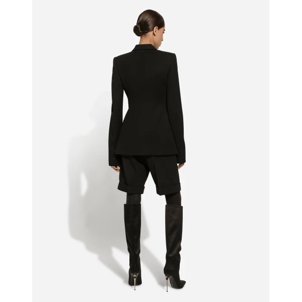 Dolce & Gabbana Double-breasted woolen jacket with side vents, view 4