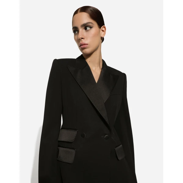 Dolce & Gabbana Double-breasted woolen jacket with side vents, view 6