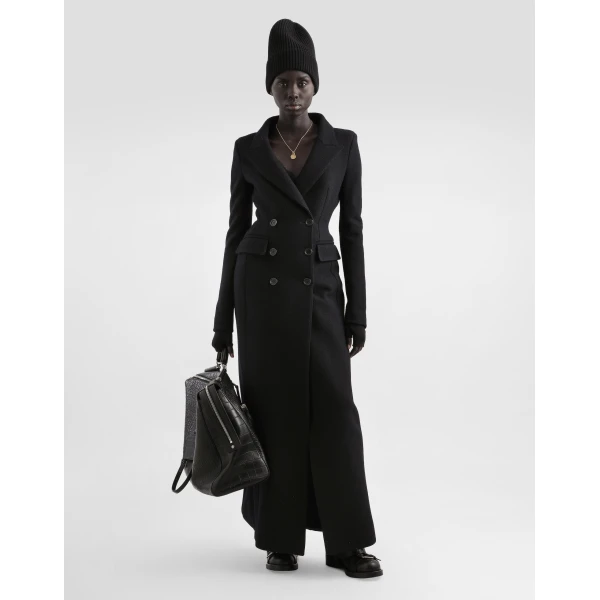 Dolce & Gabbana Double-breastedwool coat, view 2