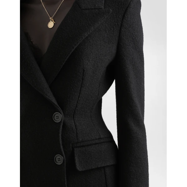 Dolce & Gabbana Double-breastedwool coat, view 6