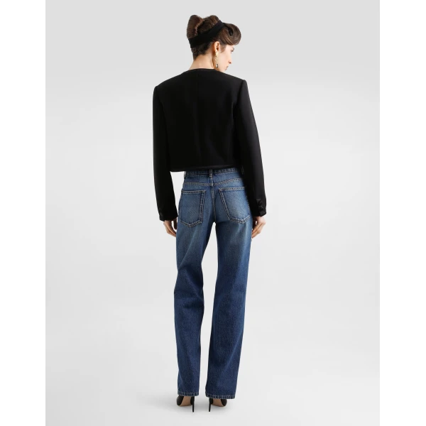 Dolce & Gabbana Double crêpe wool jacket, view 3