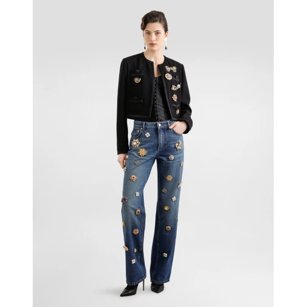 Dolce & Gabbana Double crêpe wool jacket, view 4