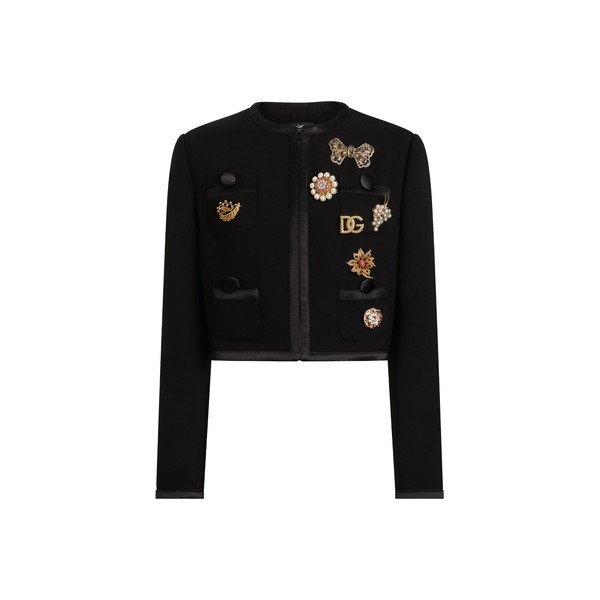 Dolce & Gabbana Double crêpe wool jacket