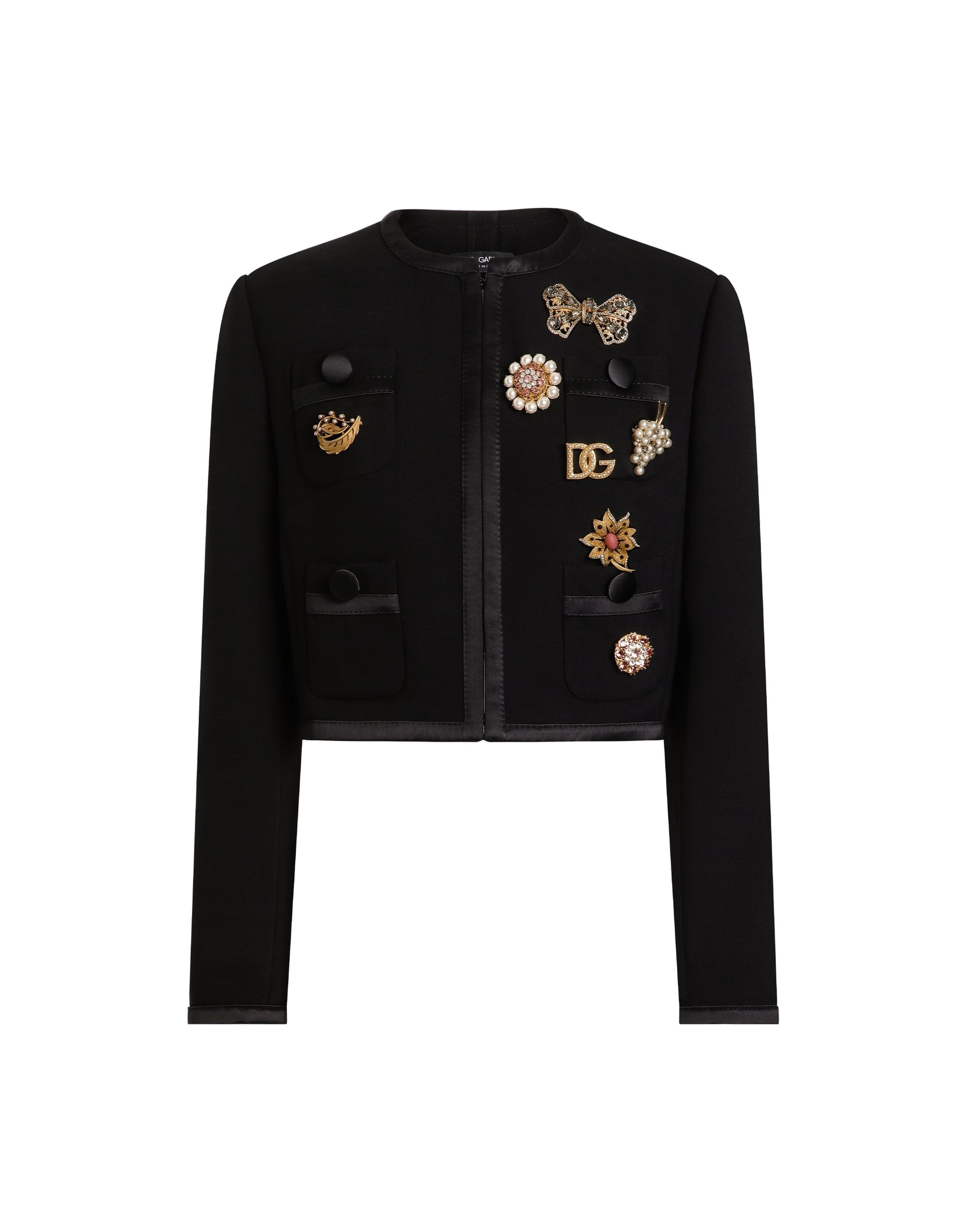 Dolce & Gabbana Double crêpe wool jacket