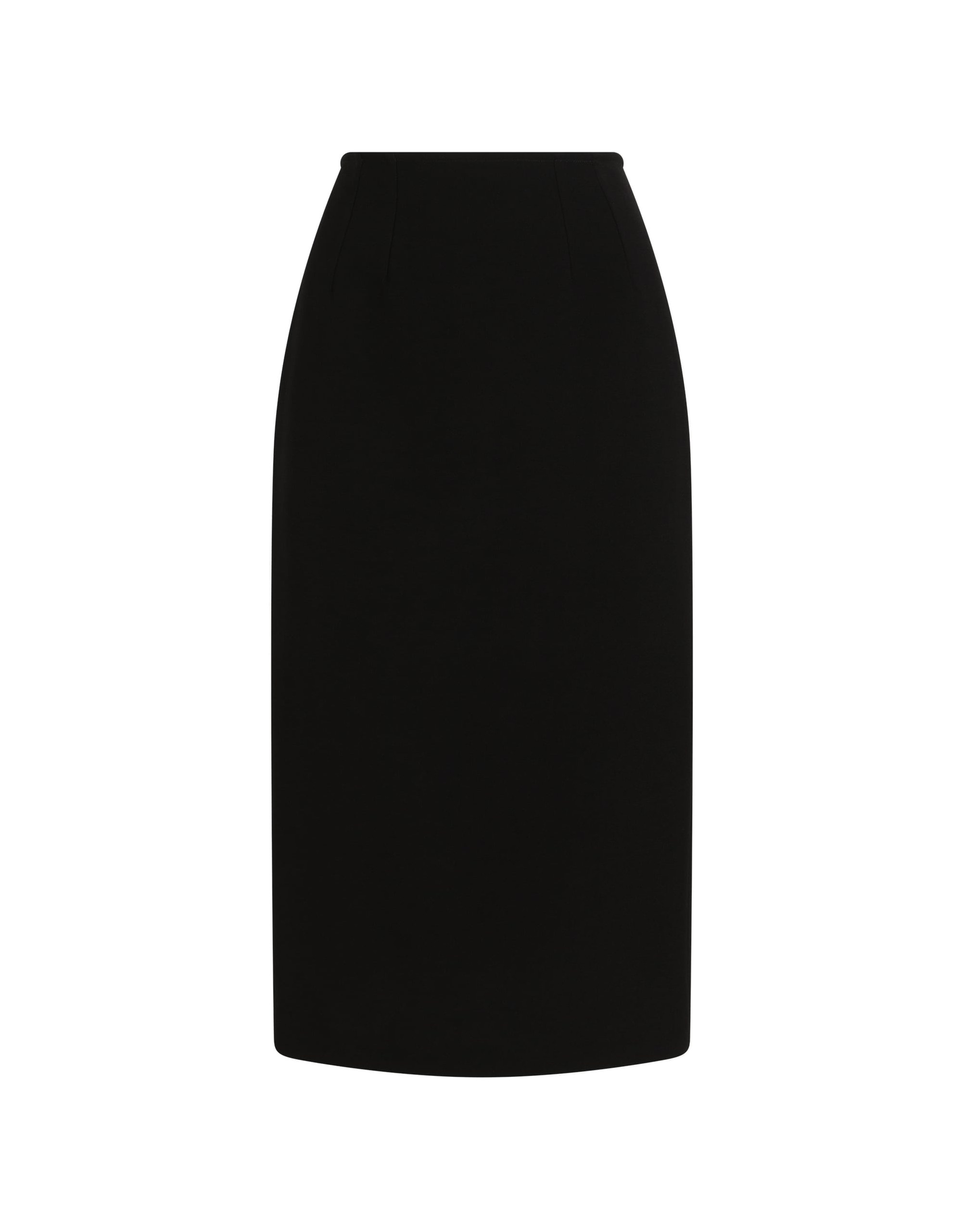 Dolce & Gabbana Double wool crêpe skirt