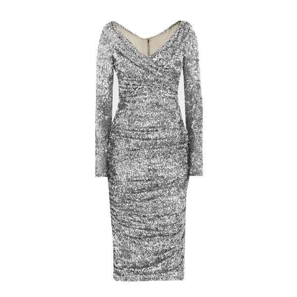 Dolce & Gabbana Draped sequin dress