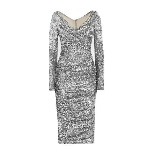 Dolce & Gabbana Draped sequin dress