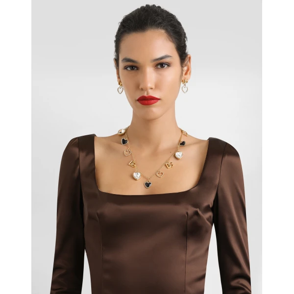 Dolce & Gabbana Dress in stretch satin, view 4