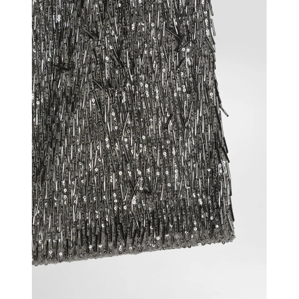 Dolce & Gabbana Dress with embroidered sequins, view 4