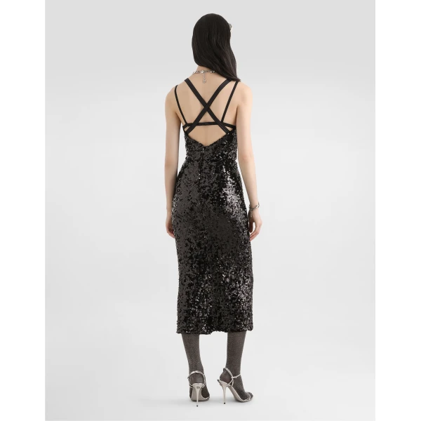 Dolce & Gabbana Dress with sequins, view 3