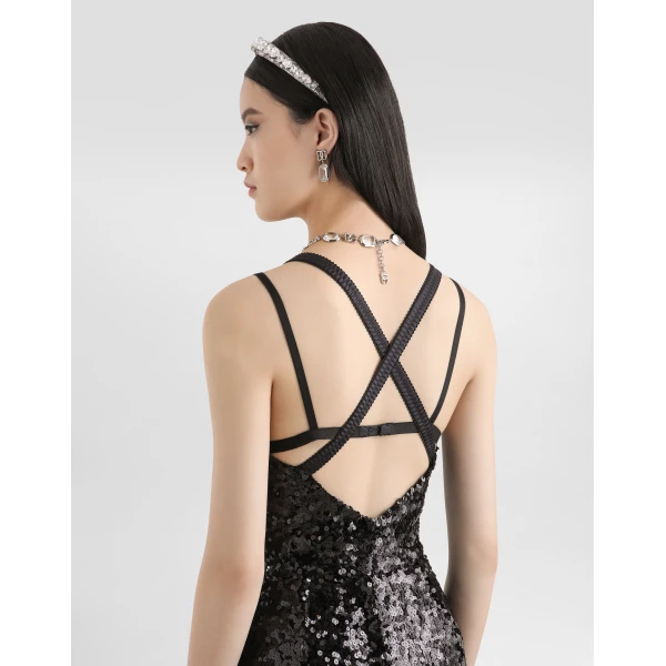 Dolce & Gabbana Dress with sequins, view 5