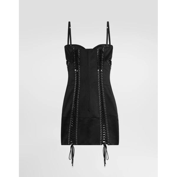 Dolce & Gabbana Duchesse dress with balconette, view 2