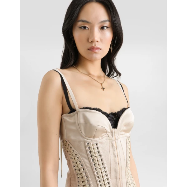 Dolce & Gabbana Duchesse dress with balconette, view 4