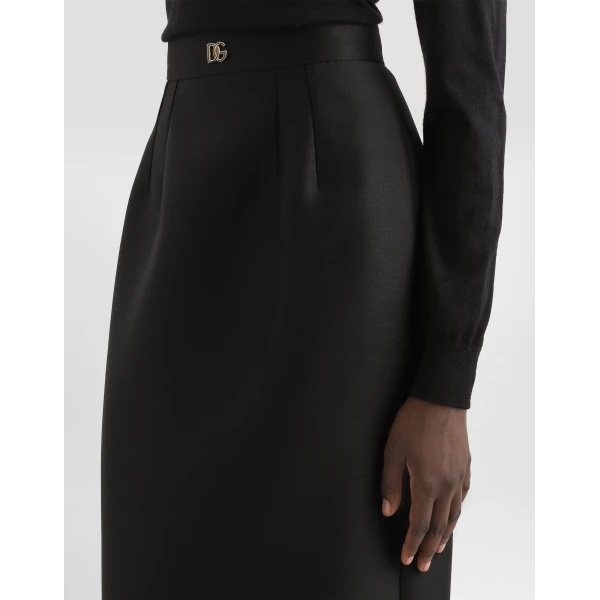 Dolce & Gabbana Faille sheath skirt, view 4