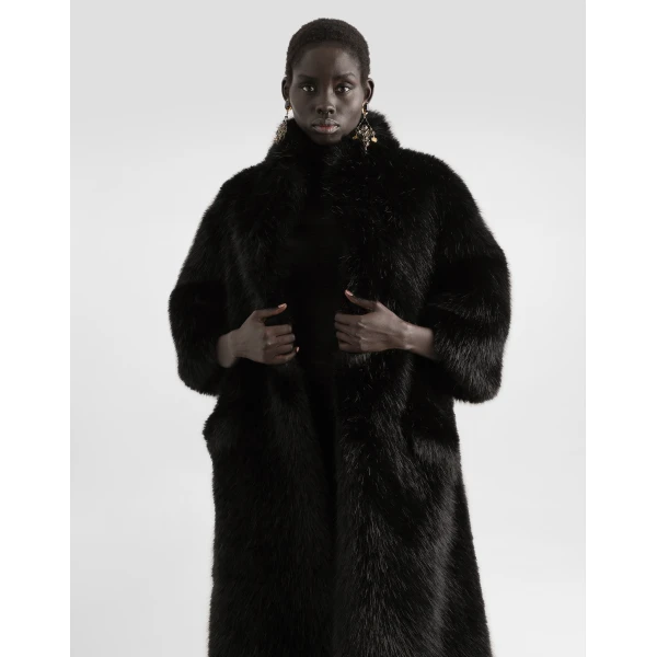 Dolce & Gabbana Faux fur coat, view 6
