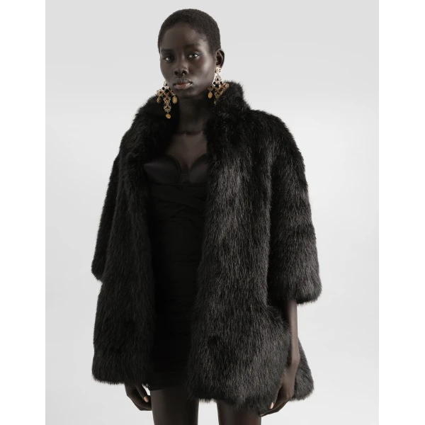 Dolce & Gabbana Faux fur jacket, view 4