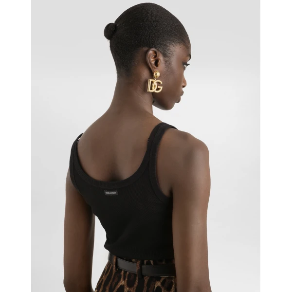 Dolce & Gabbana Fine-rib tank top, view 5