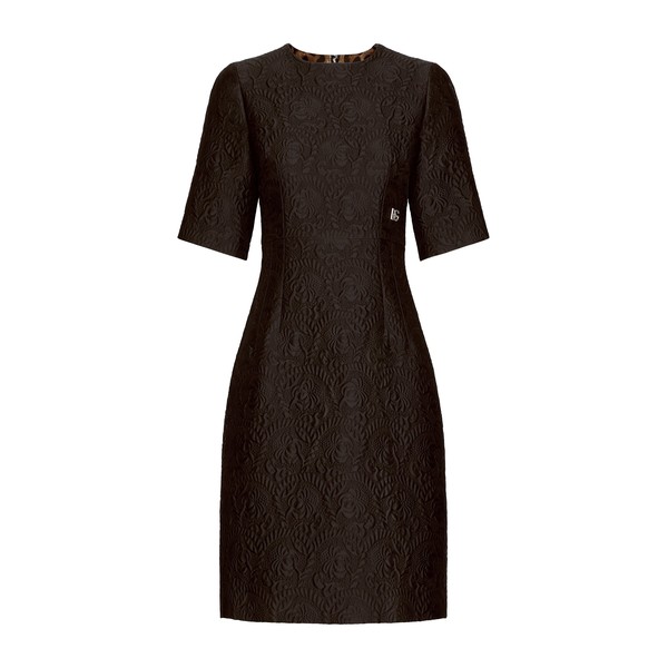 Dolce & Gabbana Fit-and-flare midi dress in floral jacquard