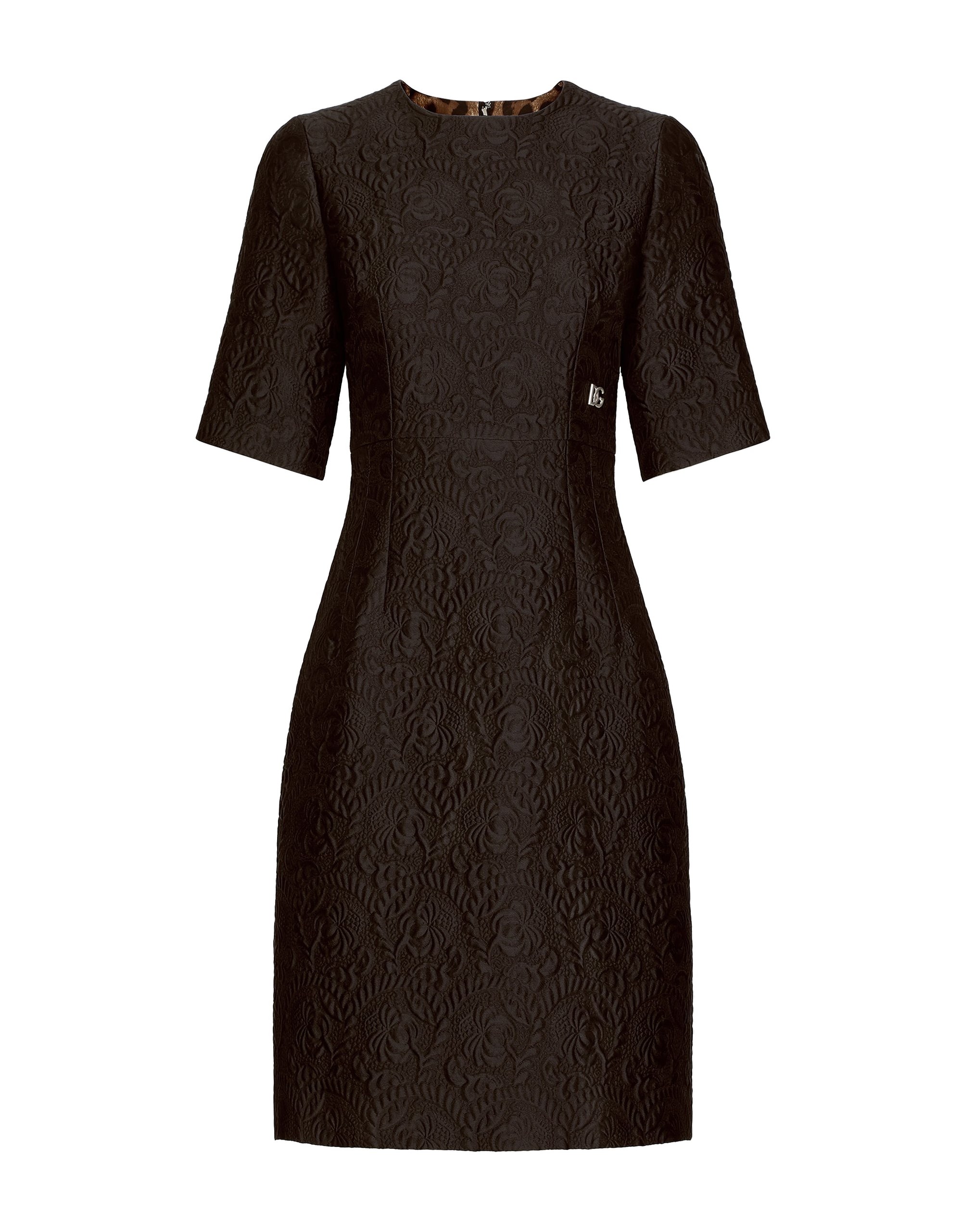 Dolce & Gabbana Fit-and-flare midi dress in floral jacquard