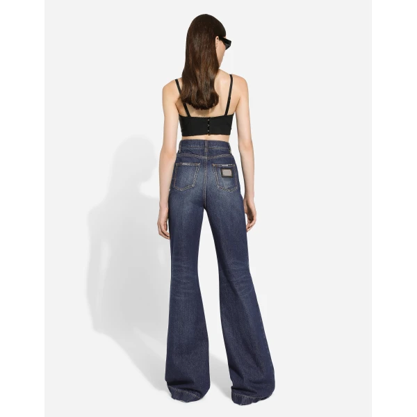 Dolce & Gabbana Flared denim jeans, view 3