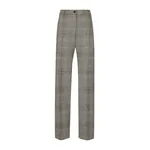 Dolce & Gabbana Flared glen plaid pants