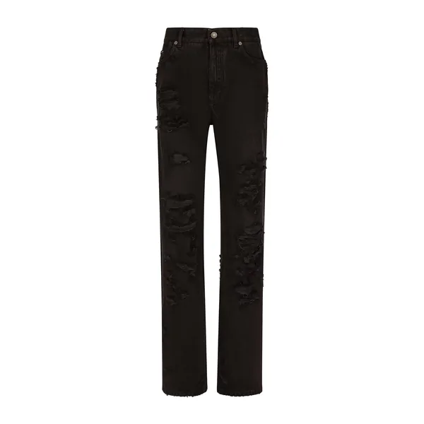 Dolce & Gabbana Flared jeans with ripped details