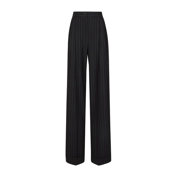 Dolce & Gabbana Flared pinstripe wool pants