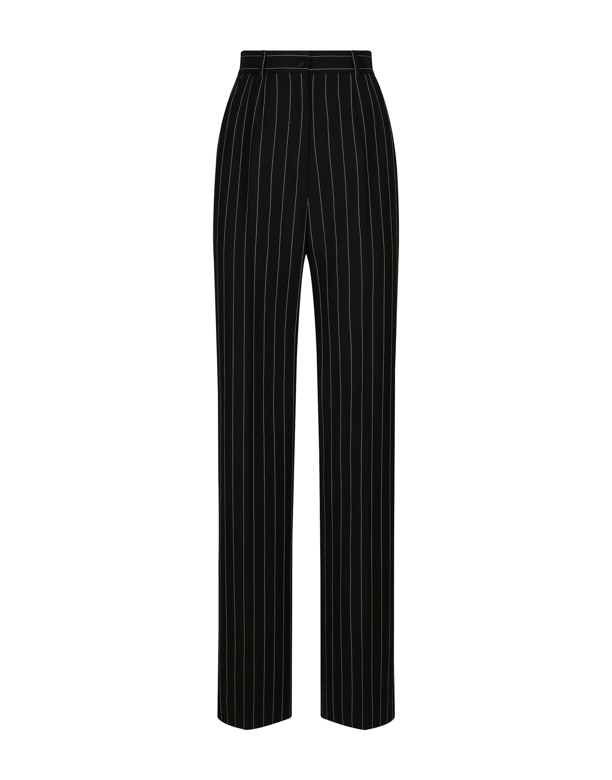 Dolce & Gabbana Flared pinstripe wool pants