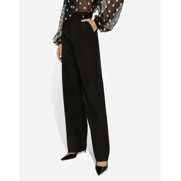 Dolce & Gabbana Flared wool pants, view 4