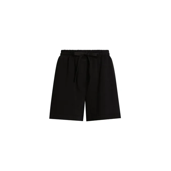 Fleece shorts with DG embroidery