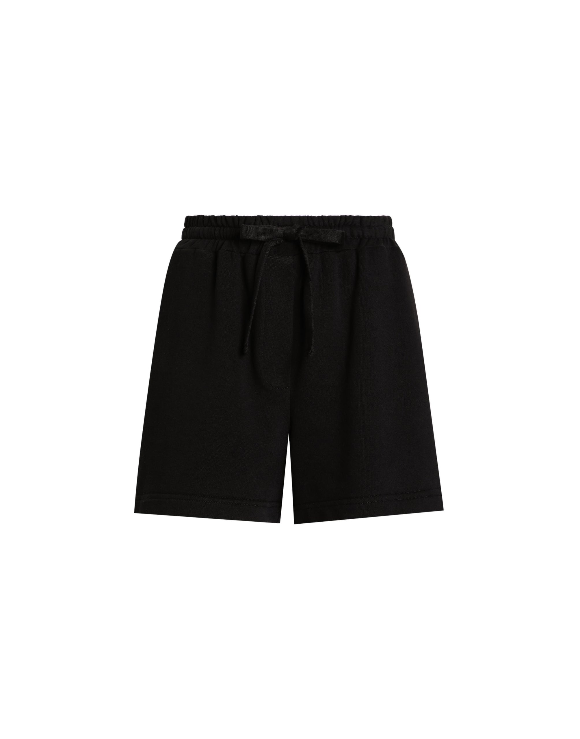 Dolce & Gabbana Fleece shorts with DG embroidery